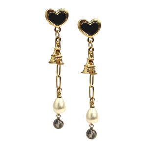 Aretes colgantes Love Paris