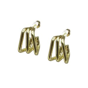 Aretes Cubo Triple